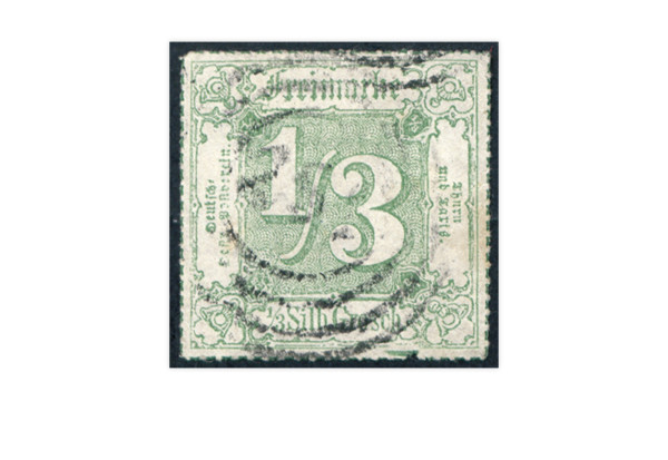 Briefmarke Altdeutschland Thurn und Taxis Freimarke 1866 Michel-Nr. 46 gestempelt