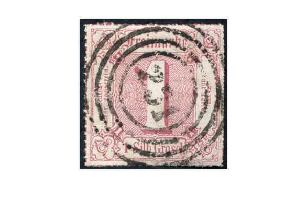 Briefmarke Altdeutschland Thurn und Taxis Freimarke 1866 Michel-Nr. 48 gestempelt