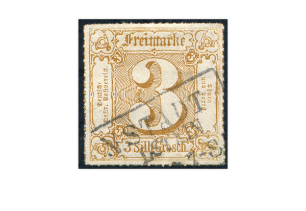 Briefmarke Altdeutschland Thurn und Taxis Freimarke 1866 Michel-Nr. 50 gestempelt