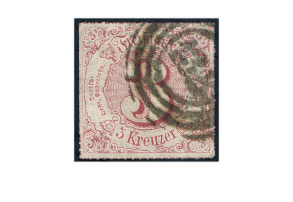 Briefmarke Altdeutschland Thurn und Taxis Freimarke 1866 Michel-Nr. 52 gestempelt