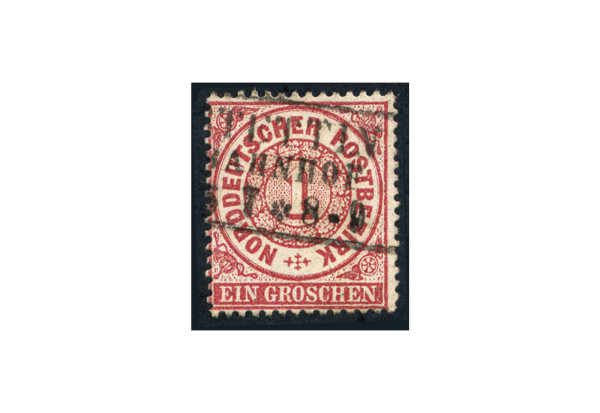 Briefmarke Altdeutschland Norddeutscher Bund Freimarke 1869 Michel-Nr. 16 gestempelt