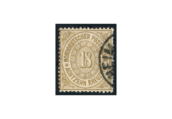 Briefmarke Norddeutscher Bund 1869 Michel Nr. 23 gestempelt