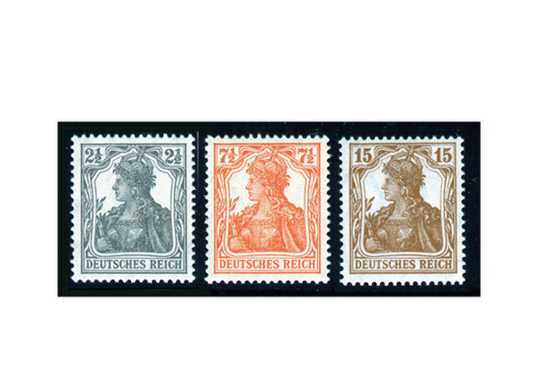 Briefmarken Deutsches Reich 1916 Michel-Nr. 98/100 postfrisch