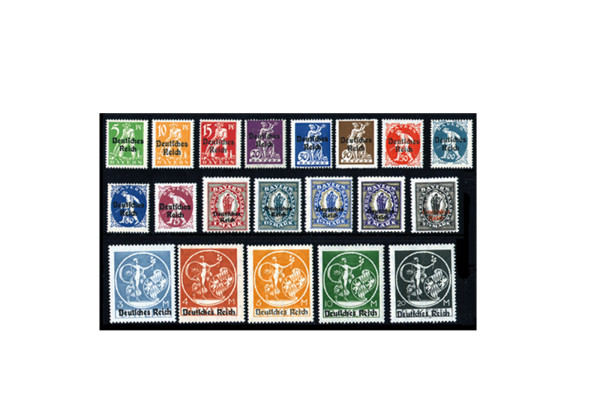 Briefmarken Deutsches Reich 1920 Michel-Nr. 119/138 postfrisch