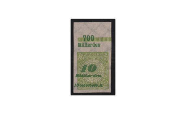 Briefmarke Deutsches Reich Korbdeckel 1923 Michel-Nr. 328 U OR postfrisch