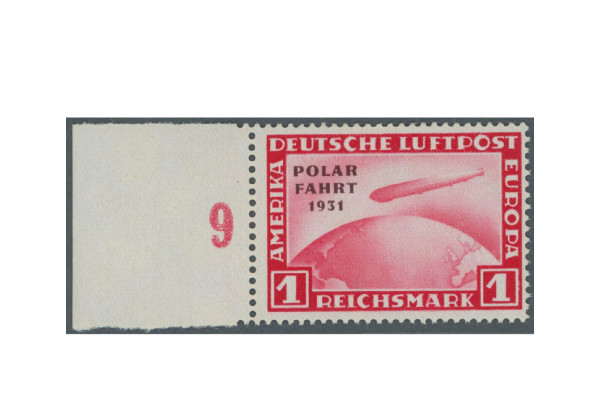 Briefmarken Deutsches Reich Polarfahrt 1931 Michel-Nr. 456 postfrisch