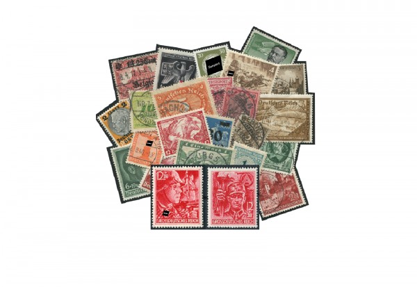 Briefmarken Deutsches Reich Wert Kollektion 100 im Set