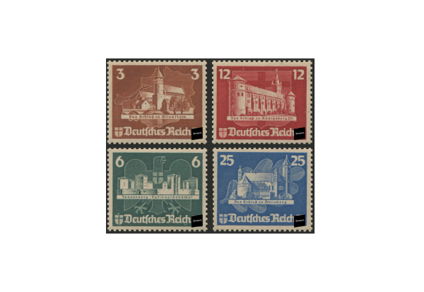 Deutsches Reich Mi.Nr. 576/579 Falz Einzelmarken aus Block 3