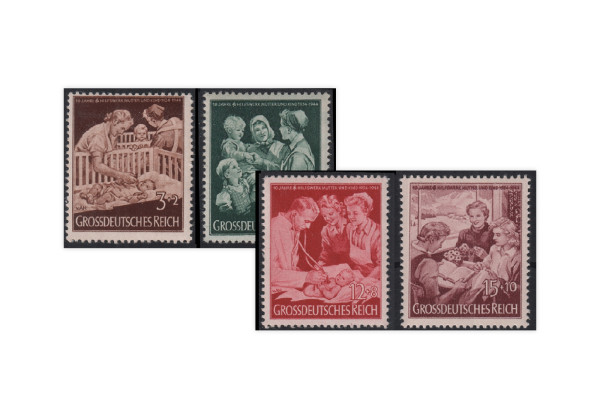 Briefmarken Deutsches Reich Kinderhilfswerk 1944 Michel-Nr. 869-72 postfrisch