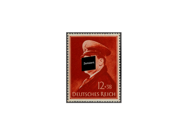 Briefmarke Deutsches Reich 1941 Michel-Nr. 772 y postfrisch waagerechte Riffelung