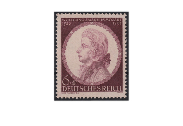 Briefmarken Deutsches Reich 150. Todestag von Wolgang Amadeus Mozart 1942 Michel-Nr. 810 postfrisc