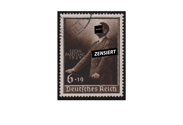 Briefmarke Deutsches Reich Parteitag 1939 Michel-Nr. 701 gestempelt
