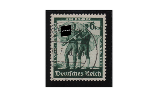 Briefmarke Deutsches Reich Volksabstimmung Michel-Nr. 662 gestempelt