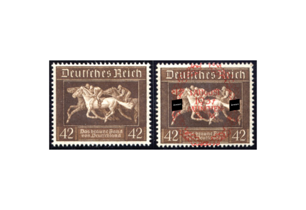 Briefmarken Deutsches Reich Braunes Band 1936 Michel-Nr. 621/649 postfrisch