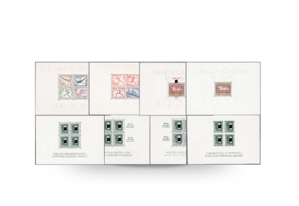 Briefmarken Deutsches Reich 1936-1937 Block 4-11 postfrisch