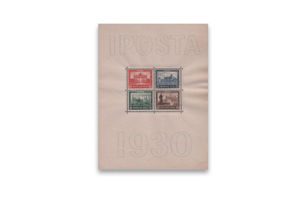 Deutsches Reich Block 1 postfrisch IPOSTA Berlin 1930 geprüft