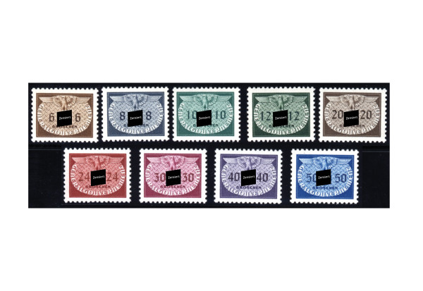Briefmarken Generalgouvernement Dienstmarken 1940 Michel-Nr. D 16/24 postfrisch