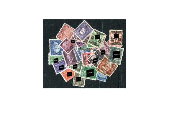 100 verschiedene Briefmarken aus dem Generalgouvernement postfrisch und gestempelt