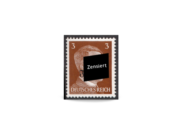 Briefmarke Deutsches Reich Feldpost Ruhrkessel Michel-Nr. 17 postfrisch