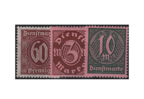 Deutsches Reich Mi. Nr. D 66/68 postfrisch