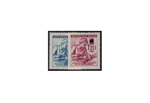 Böhmen und Mähren Rotes Kreuz Michel Nr. 111 bis 112 postfrisch