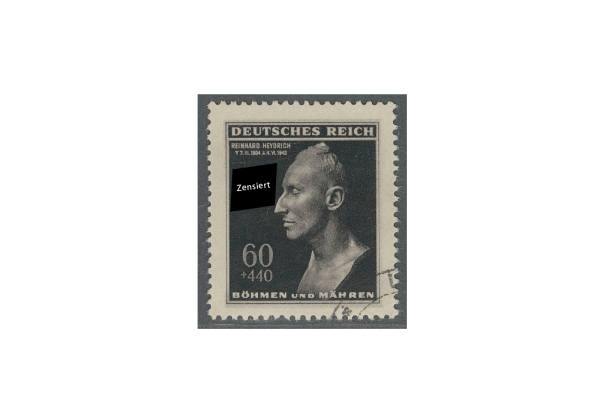 Briefmarke Böhmen und Mähren Todestag R. Heydrich Michel-Nr. 131 postfrisch