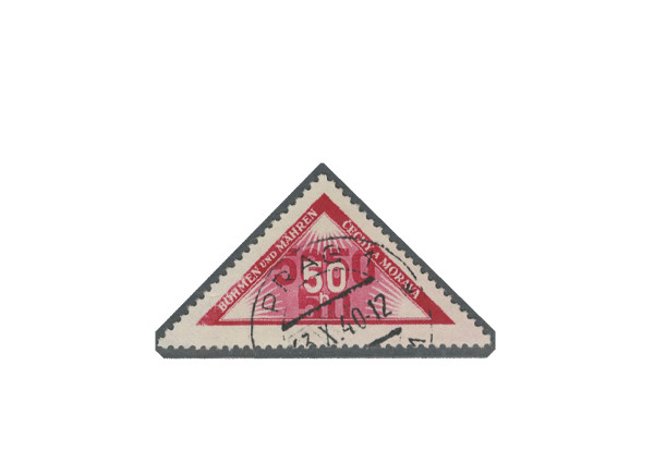 Briefmarke Böhmen und Mähren Portomarke Michel-Nr. P 15 gestempelt