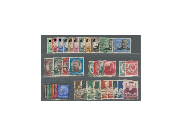 Briefmarken Deutsches Reich Zusammenstellung 1934 Michel-Nr. 529-564 gestempelt