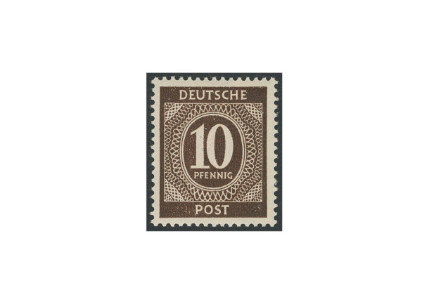 Briefmarke Alliierte Besetzung Kontrollrat I 1946 Michel-Nr. 918 b postfrisch
