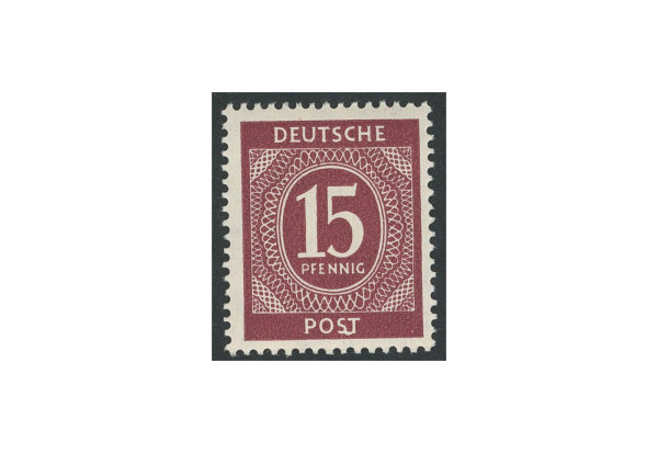 Briefmarke Alliierte Besetzung Kontrollrat I 1946 Michel-Nr. 921 b postfrisch