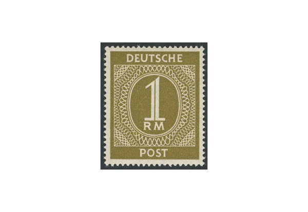 Briefmarke Alliierte Besetzung Kontrollrat I 1946 Michel-Nr. 937 b postfrisch