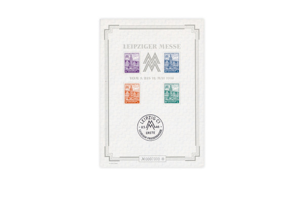 Briefmarken "Leipziger Großblock" SBZ Block 5 S X (*)