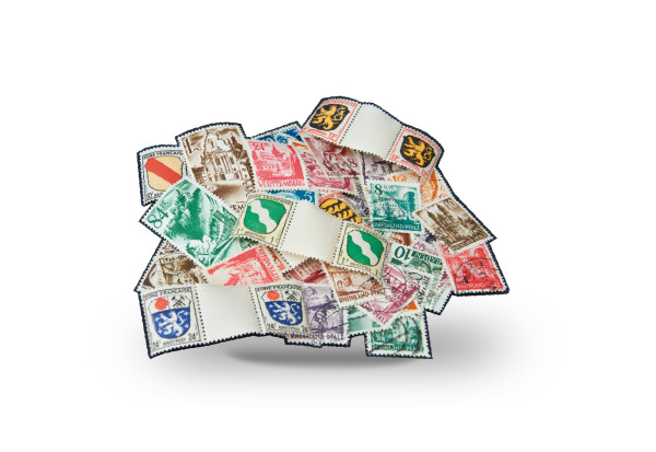 Briefmarken Französische Zone 1945-1949 100 verschiedene Marken