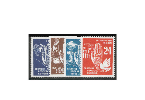 Briefmarken DDR Frieden 1950 Michel-Nr. 276-279 postfrisch