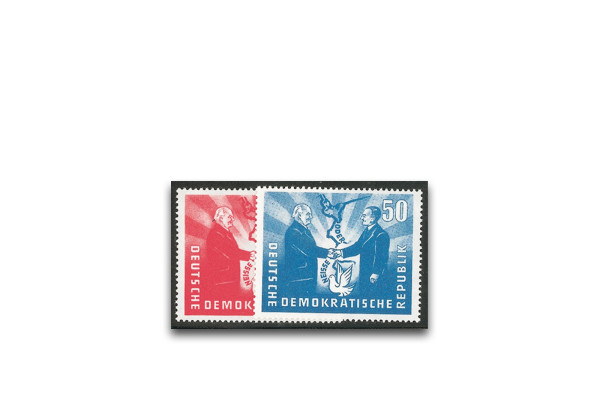 Briefmarke DDR Deutsch-polnische Freundschaft 1951 Michel-Nr. 284-285 postfrisch