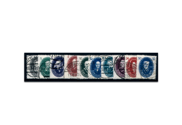 Briefmarken DDR 250 Jahre Deutsche Akademie der Wissenschaften 1950 Michel-Nr. 261-270 gestempelt