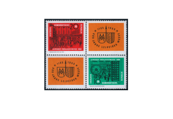 Briefmarken DDR Leipziger Frühjahrsmesse 1964 Michel-Nr. 1012-1013 ZD VB postfrisch