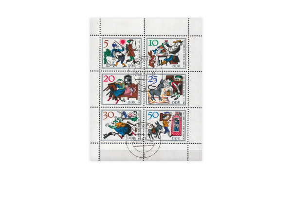 Briefmarken DDR Märchen Tischlein deck dich 1966 Michel-Nr. 1236-1241 KB postfrisch
