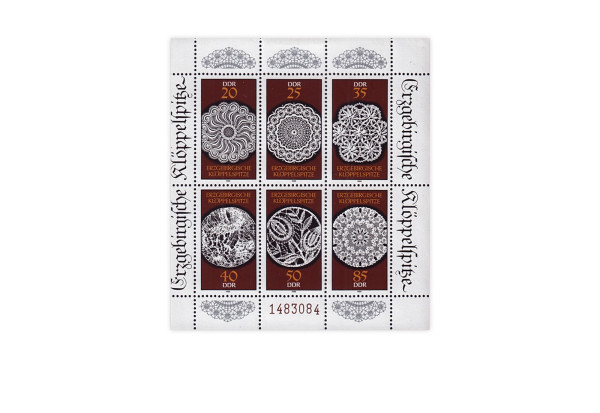 Briefmarken DDR Kleinbogen 1988 Michel-Nr. 3215 bis 3220 gestempelt