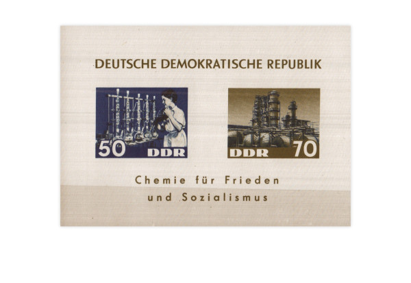 DDR Block 18 Chemische Industrie 1963 (*)