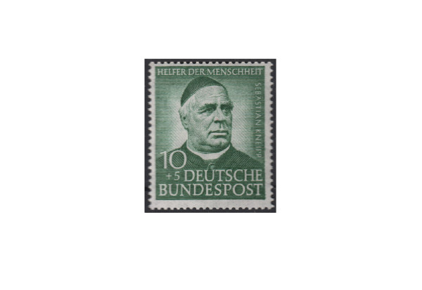 Briefmarke BRD Sebastian Kneipp 1953 Michel-Nr. 174 Y postfrisch mit Wasserzeichen