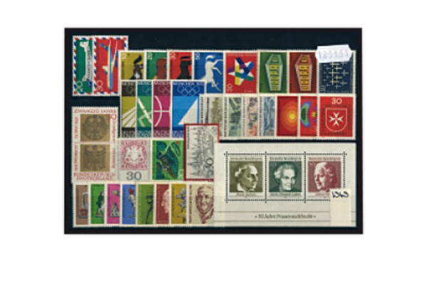 Briefmarken BRD Jahrgang 1969 Michel-Nr. 576-611 postfrisch