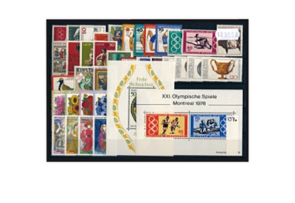 Briefmarken BRD Jahrgang 1976 Michel-Nr. 875-912 postfrisch