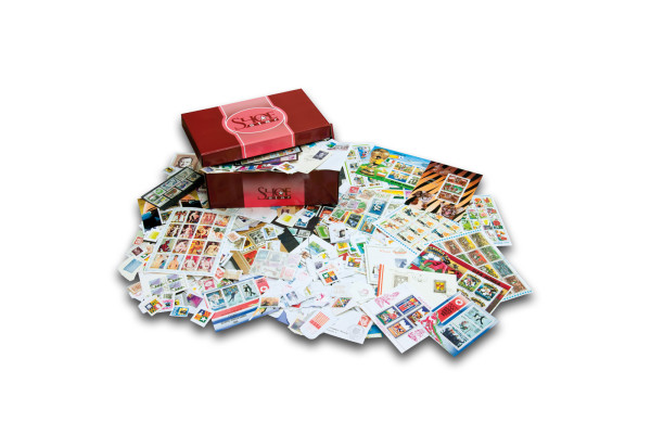 Briefmarken Schuhkarton XXL Alle-Welt-Marken