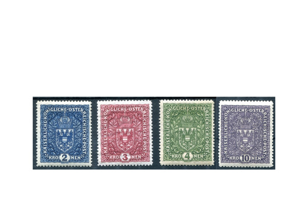 Österreich Kaiserreich Mi.Nr. 200/203 postfrisch