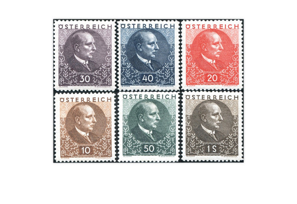 Briefmarken Österreich Lungenheilstätten 1930 Michel-Nr. 512/517 Falz