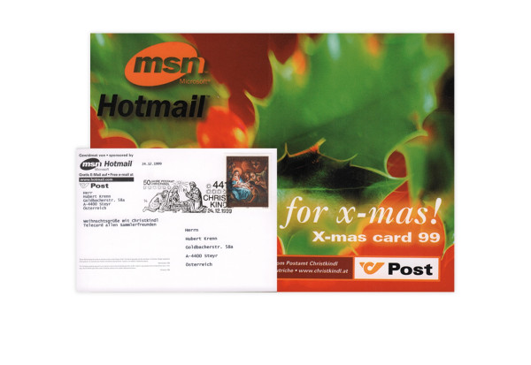 Österreich Internet-X-Mas-Card 1999/2000 (Motiv A)