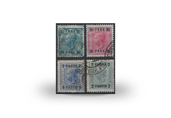 Briefmarken Österreich/Levante Franz Joseph 1903 Michel-Nr. 43/46 postfrisch
