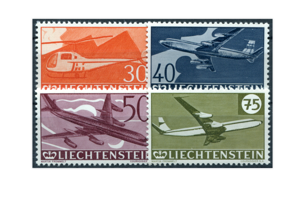 Liechtenstein Flugpostmarken 1960 Mi.Nr. 391/394 postfrisch
