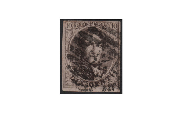 Belgien Leopold I. 1858/1861 Michel-Nr. 7 I gestempelt